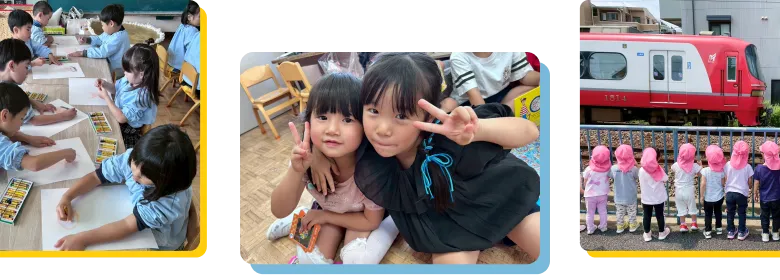 日々の活動、行事、遊びを通じて楽しむ園児の姿